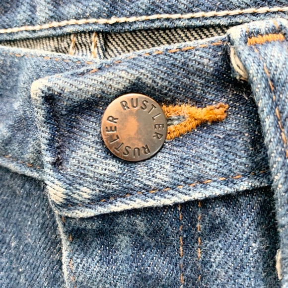 Rustler Straight Leg Denim Jeans - Picture 5 of 9
